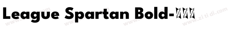 League Spartan Bold字体转换